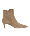 Gianvito Rossi Pointed-toe Ankle Boots In Multi