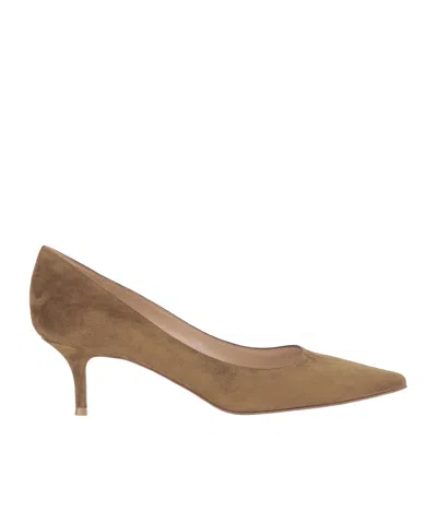 Gianvito Rossi Pointed-toe High Heels In Brown