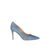 Gianvito Rossi Pointed-toe Leather Pump In Multi