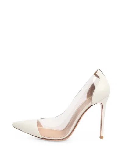 Pre-owned Gianvito Rossi Pointed-toe Pumps In White