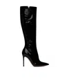 Gianvito Rossi Hansen 95 Heeled Knee-high Boots In Black