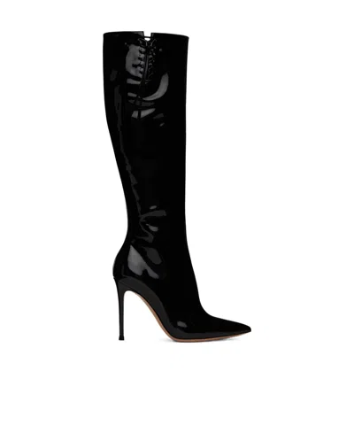 GIANVITO ROSSI POINTY HIGH BOOTS