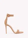 Gianvito Rossi Portofino 105 In Praline Pink Suede
