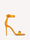 Gianvito Rossi Portofino 105mm Leather Sandals In Orange