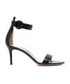 Gianvito Rossi Portofino 70mm Leather Sandals In Black