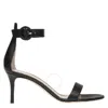 Gianvito Rossi Portofino 70mm Nappa Leather Sandals In Black