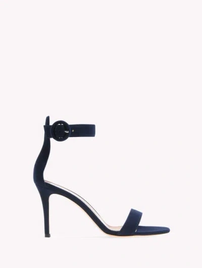 Gianvito Rossi Portofino 85 Sandals In Blue