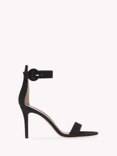 Gianvito Rossi Portofino 85 Sandals In Black