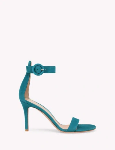 Gianvito Rossi Portofino 85 Sandals In Blue