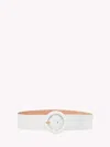 Gianvito Rossi Portofino Belt In White