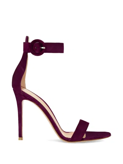 Gianvito Rossi Portofino Heeled Sandals In Purple