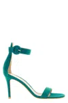 Gianvito Rossi Portofino Sandals Open Toe Ankle Strap In Green