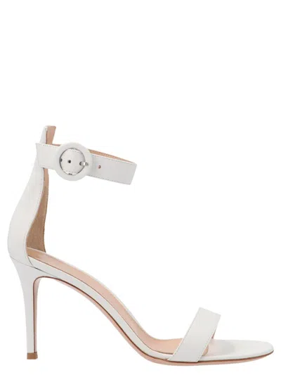 Gianvito Rossi 'portofino' Sandals In White
