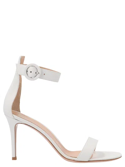 Gianvito Rossi 'portofino' Sandals In White