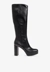 Gianvito Rossi Portree 70 Knee-high Platform Boots In Black