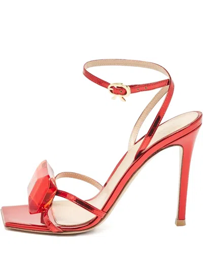 Pre-owned Gianvito Rossi  100mm Jaipur Sandals