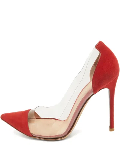 Pre-owned Gianvito Rossi  105mm Panelled Pumps