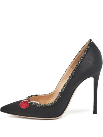 Pre-owned Gianvito Rossi  110mm Cherry-embellished Pumps