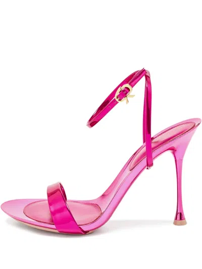 Pre-owned Gianvito Rossi  110mm Metallic Sandals