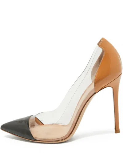 Pre-owned Gianvito Rossi  110mm Plexi Transparent-panel Pumps