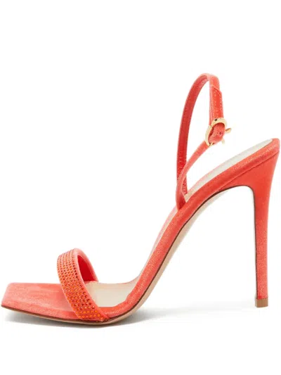 Pre-owned Gianvito Rossi  110mm Rhinestone-embellished Stiletto Sandals