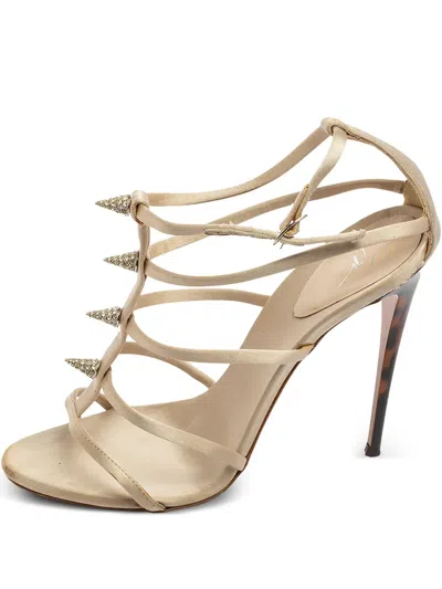 Pre-owned Gianvito Rossi  115mm Strappy Studded Sandals