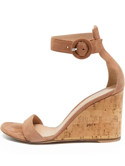 Pre-owned Gianvito Rossi  Cork Wedge Sandals