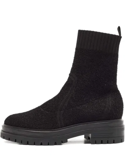 Pre-owned Gianvito Rossi  Knitted Ankle Boots In Black