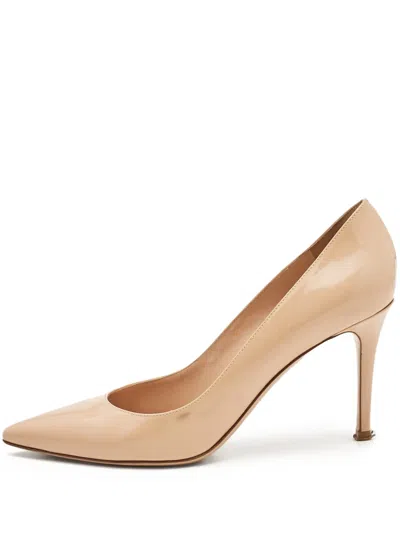 Pre-owned Gianvito Rossi  Patent Pointed-toe Pumps