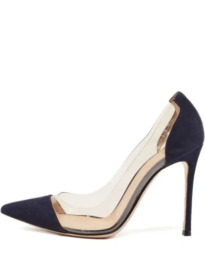 Pre-owned Gianvito Rossi  Plexi Suede-panels Pumps