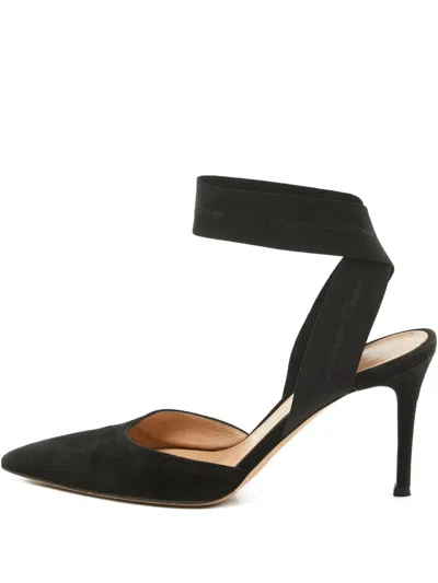 Pre-owned Gianvito Rossi  Suede Pumps In Black