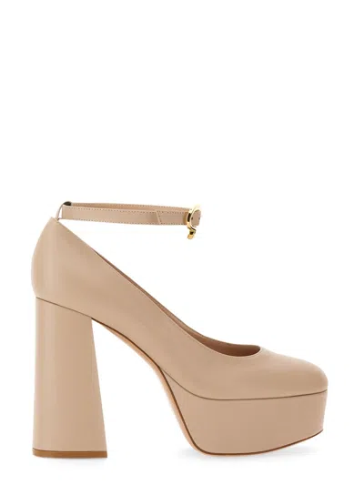 Gianvito Rossi Manila 120mm Leather Platform Pumps In Brown