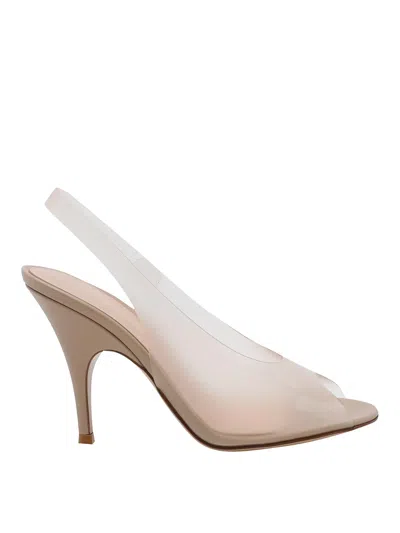 Gianvito Rossi Pump Sandals In Neutral