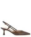 Gianvito Rossi 55mm Ascent Slingback Pumps In Brown