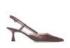 Gianvito Rossi 55mm Ascent Slingback Pumps In Brown