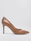 Gianvito Rossi Gianvito 85 Pumps In Caramel-coloured Leather In Beige