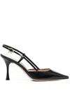 Gianvito Rossi Pumps Ribbon With Back Strap In Black