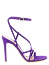 Gianvito Rossi Purple Ankle Strap Heels In Purple