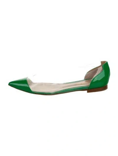 Pre-owned Gianvito Rossi Pvc D'orsay Flats In Multi