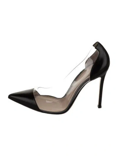 Pre-owned Gianvito Rossi Pvc Pumps W/ Tags In Black