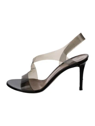 Pre-owned Gianvito Rossi Pvc Slingback Sandals