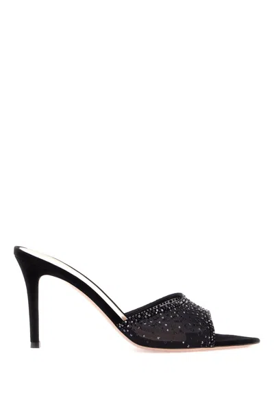 Gianvito Rossi Rania 85 Mules In Black