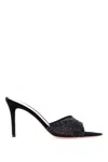 Gianvito Rossi 70mm Pointed-toe Suede Sandals In Black
