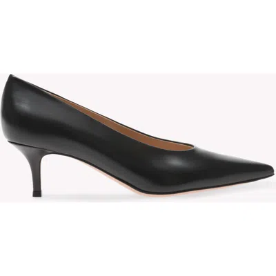 Gianvito Rossi Gianvito 70 Black Leather Pumps