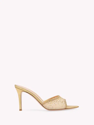 Gianvito Rossi Rania Mule 85 In Gold