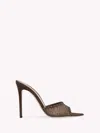 Gianvito Rossi Rania 105mm Crystal-embellished Sandals In Brown