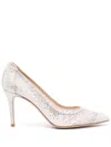 GIANVITO ROSSI PRALINE NUDE 85MM PUMPS FOR WOMEN IN FW24