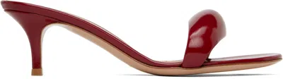 Gianvito Rossi Red Bijoux 55 Mules In Rouge
