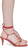 Gianvito Rossi Strappy Nappa High Heel Sandals In Brown