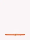 Gianvito Rossi Ribbon Belt In Orange